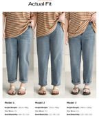 Plus-Size High-Waist Cropped Jeans