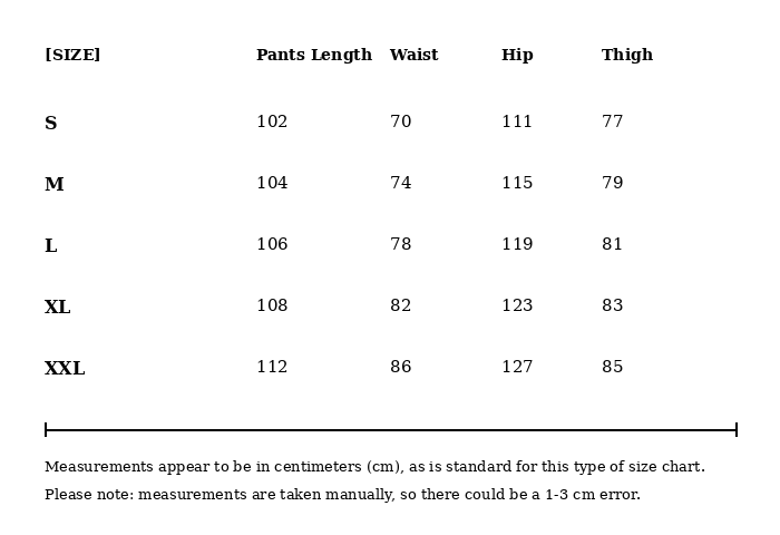 Curved Baggy Street Pants
