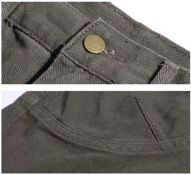 Curved Wide-Leg Jeans