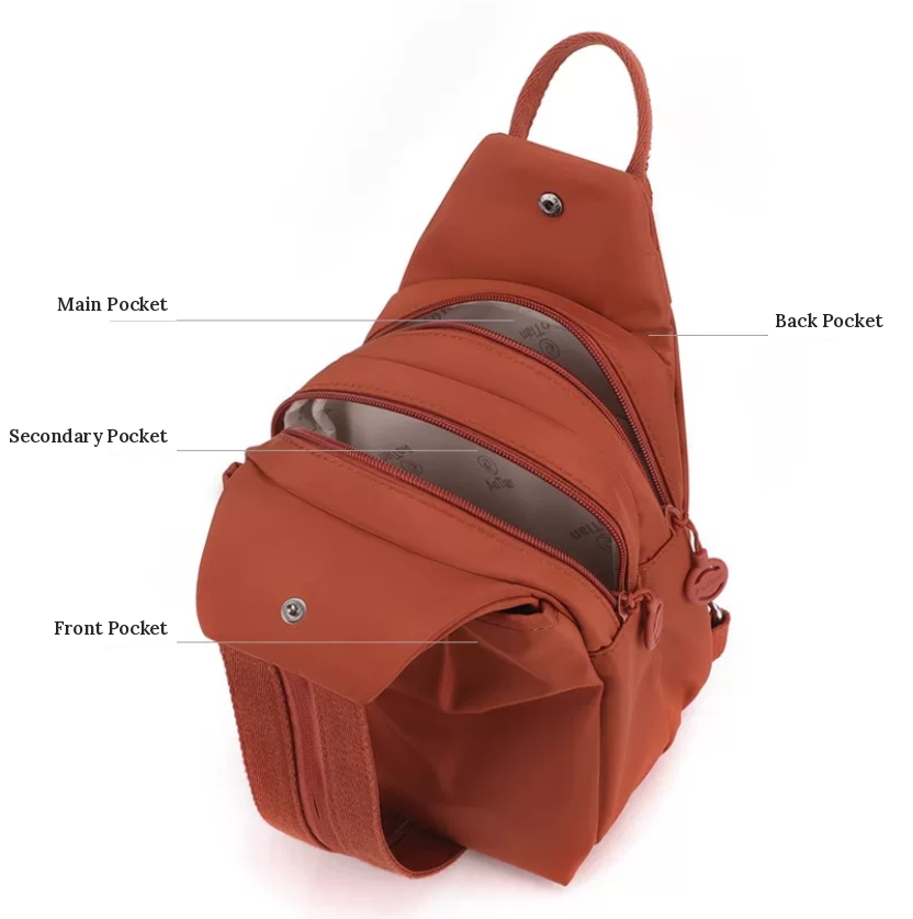 Xkana Oxford crossbody bag for women