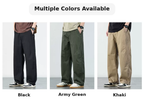 Wide-Leg Elastic Casual Pants