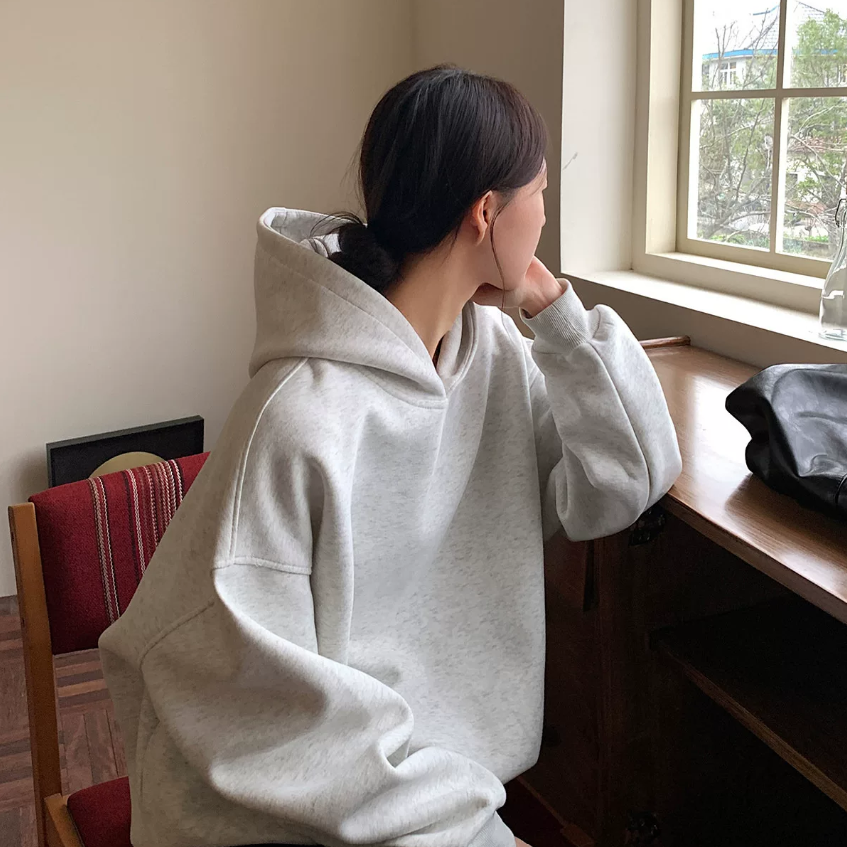 VS What heavy lounge hoodie for women in cotton blend