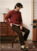CULTUM merino wool crew neck sweater size chart