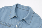 Washed Denim Sleeveless Dress