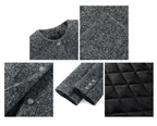 Round-Neck Woollen Jacket