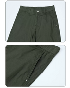 Wide-Leg Elastic Casual Pants