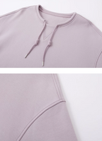 DME Style crewneck sweatshirt for women in cotton blend