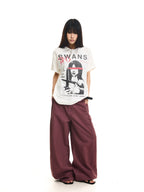 BTSG baggy street pants, side view