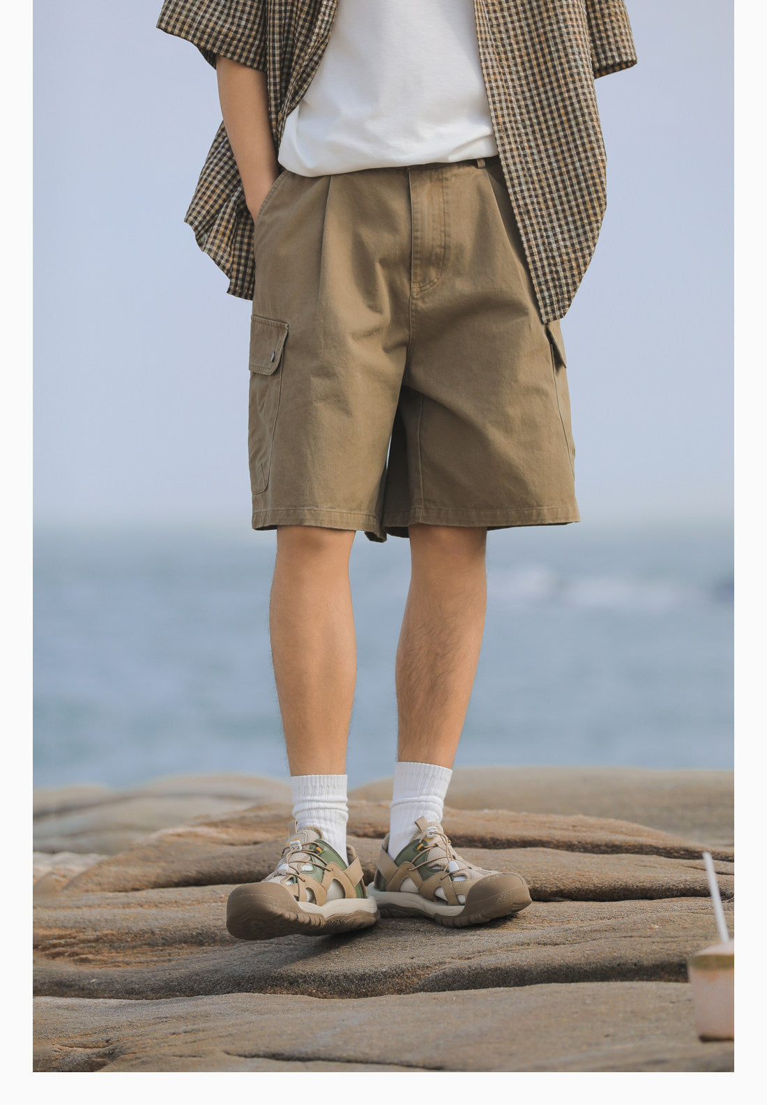 Multi-Pocket Work Shorts