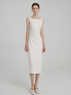 Pleated Commuter Dress