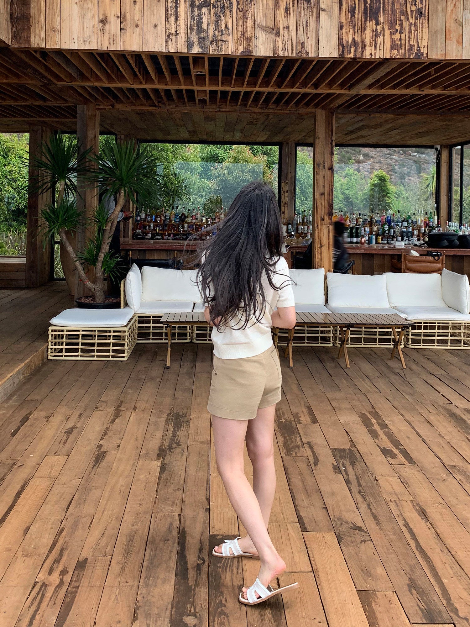 High-Waist A-Line Shorts