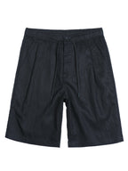 Lyocell Straight-Leg Casual Shorts