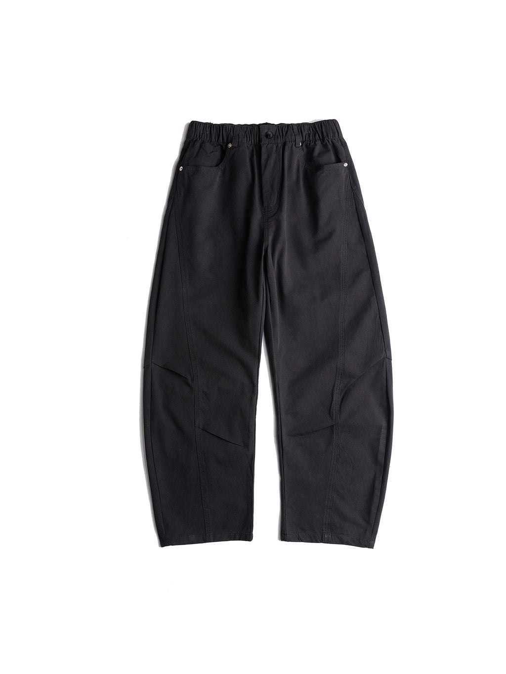 Split-Hem Wide-Leg Trousers