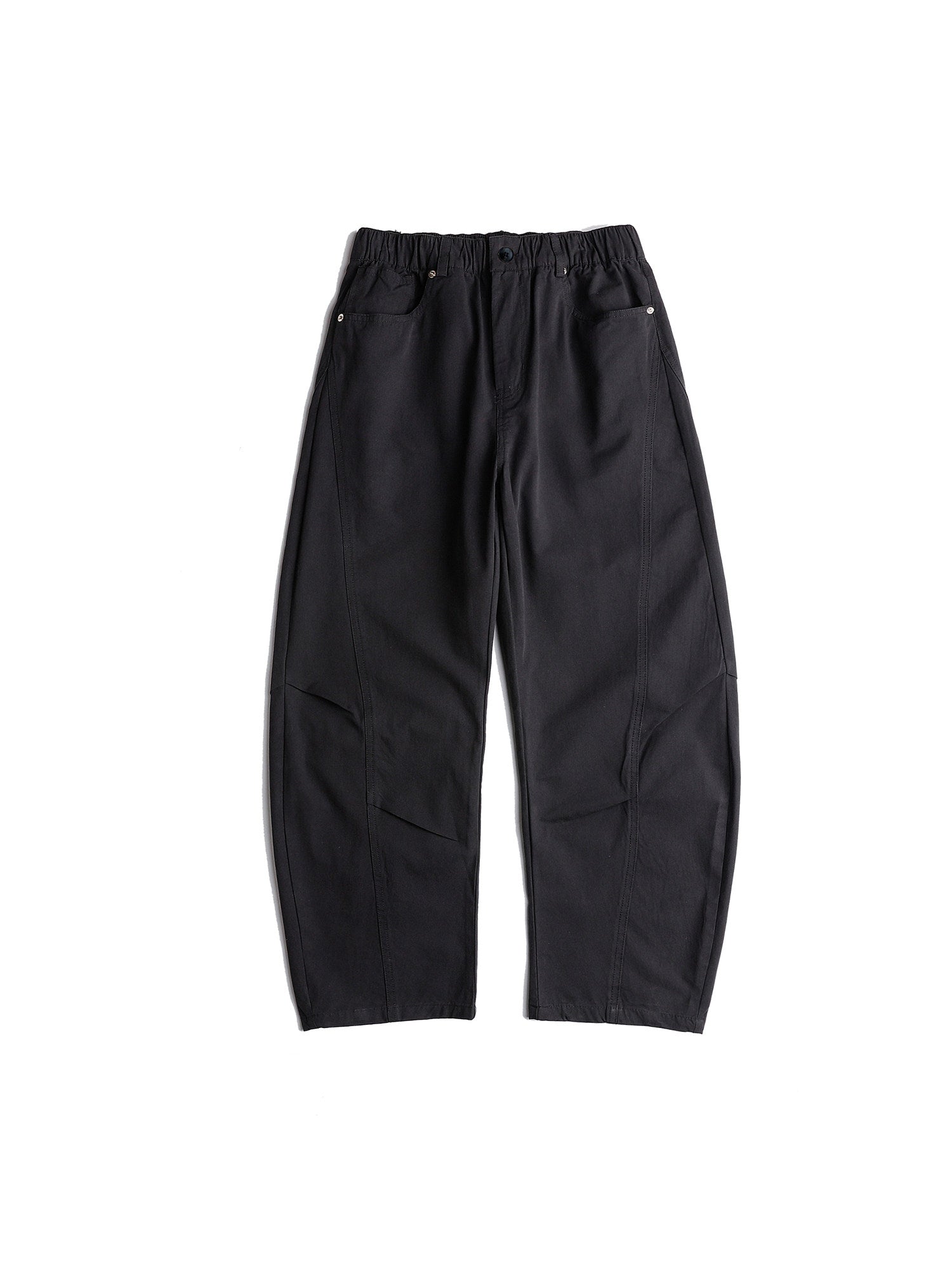 Split-Hem Wide-Leg Trousers