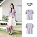 U-Neck Drop-Shoulder Tee