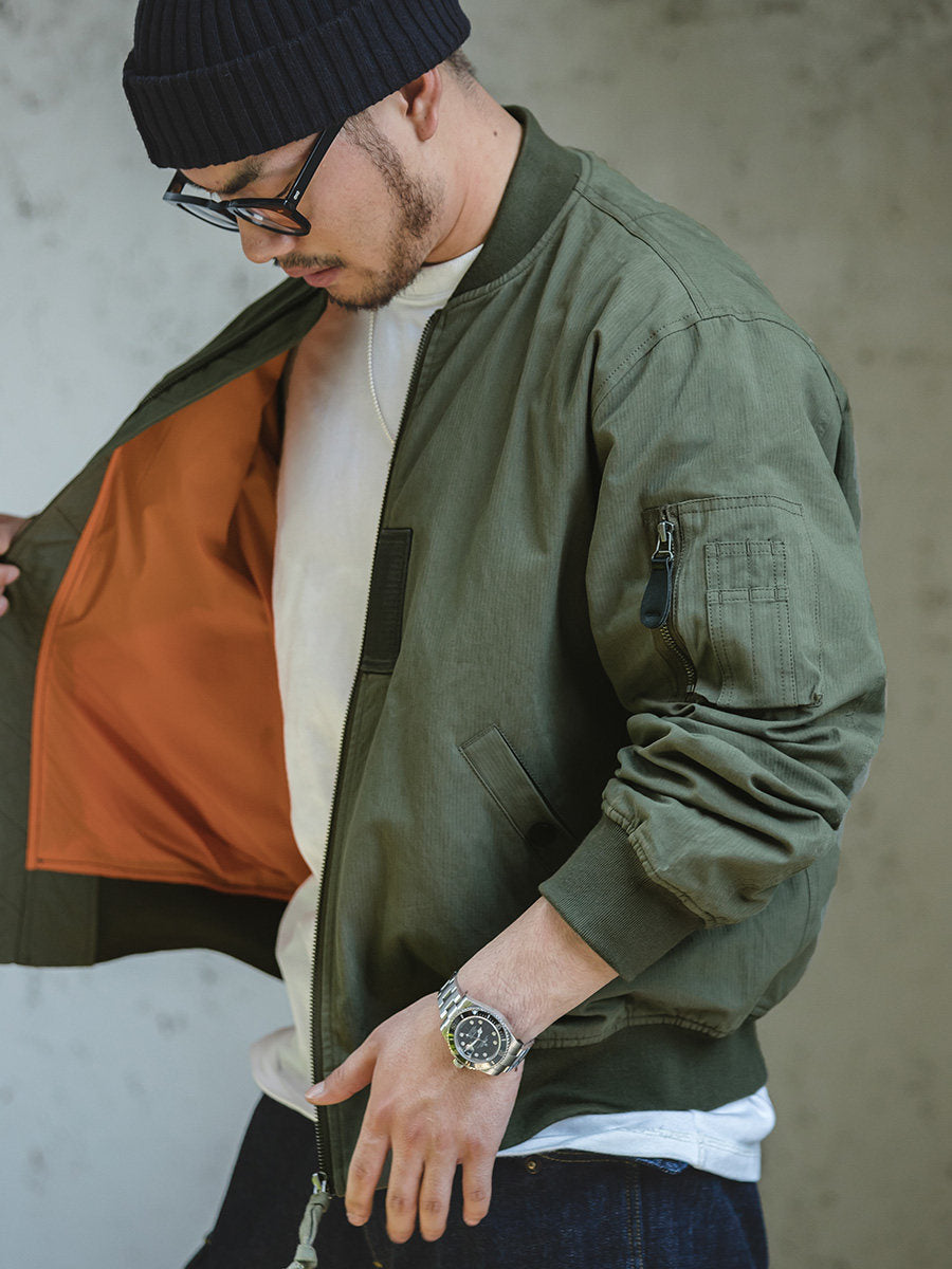 Cropped Zipper Jacket