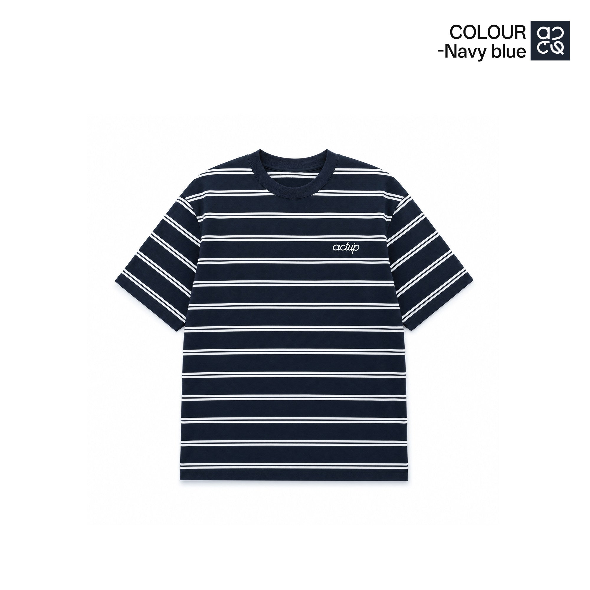 Casual Striped Short-Sleeve Tee
