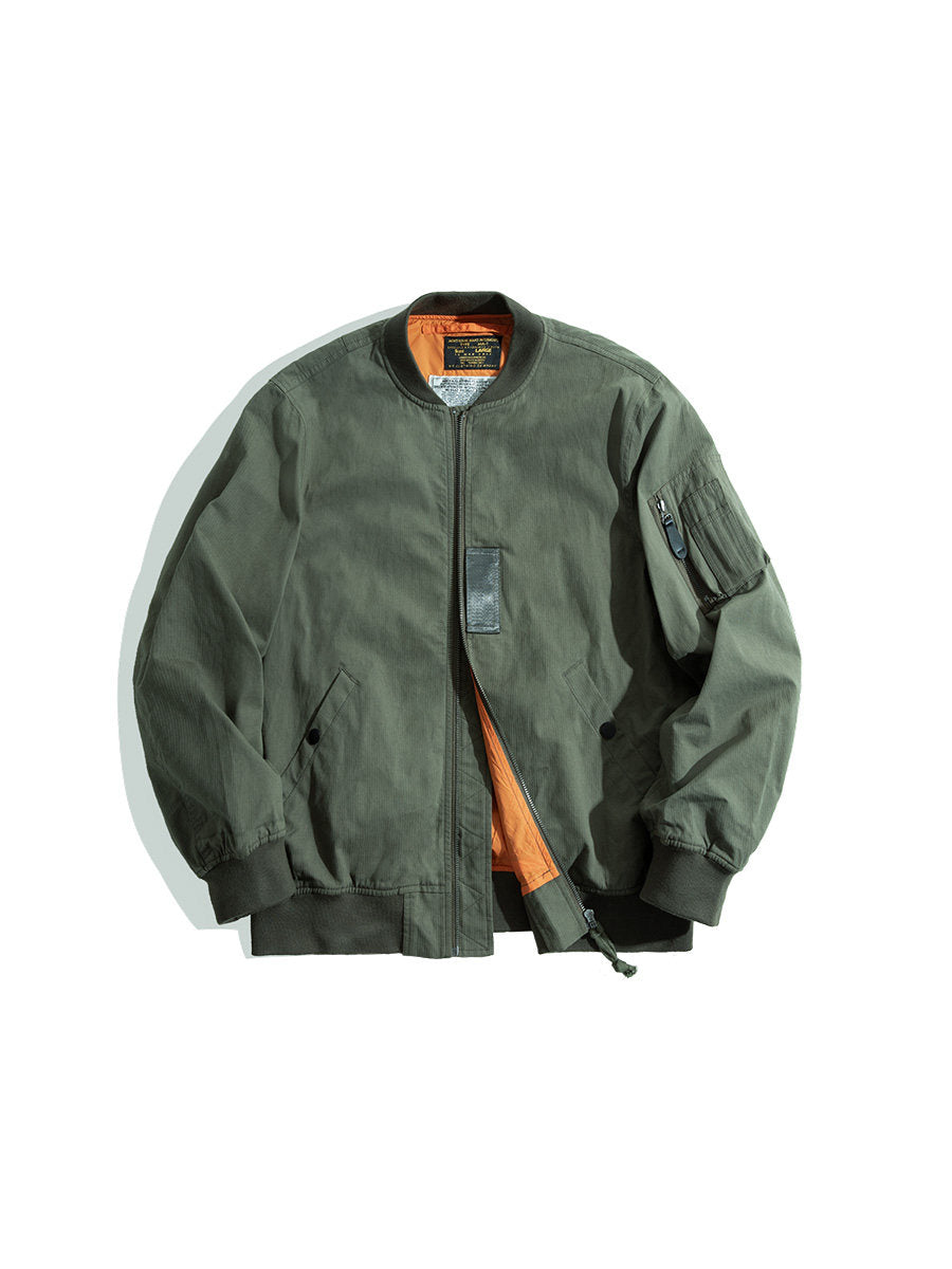 Cropped Zipper Jacket