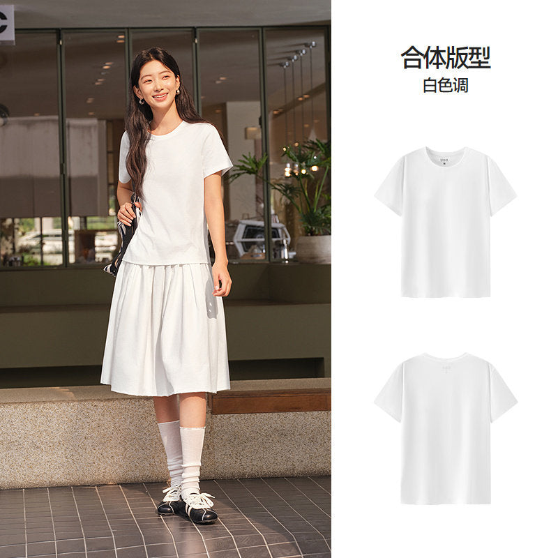 U-Neck Drop-Shoulder Tee