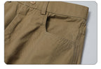 Draped Wide-Leg Cotton Pants