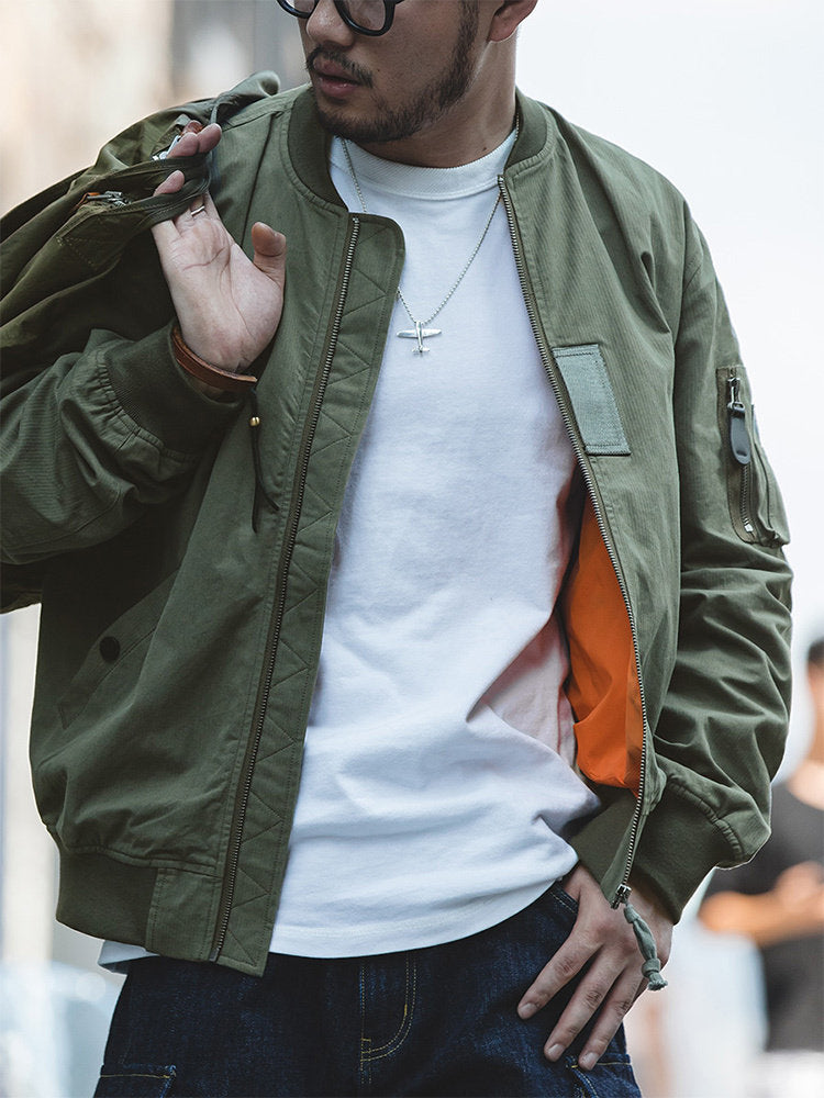 Cropped Zipper Jacket