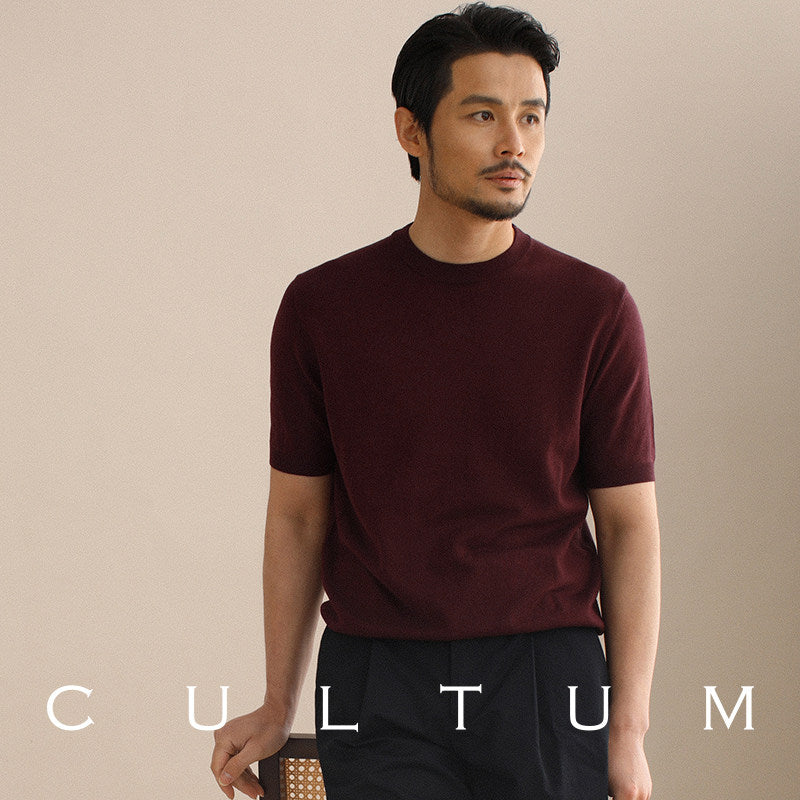 Breathable Knit Crewneck Tee