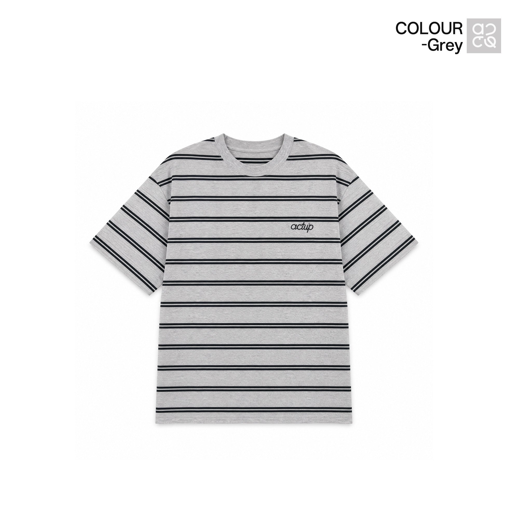 Casual Striped Short-Sleeve Tee