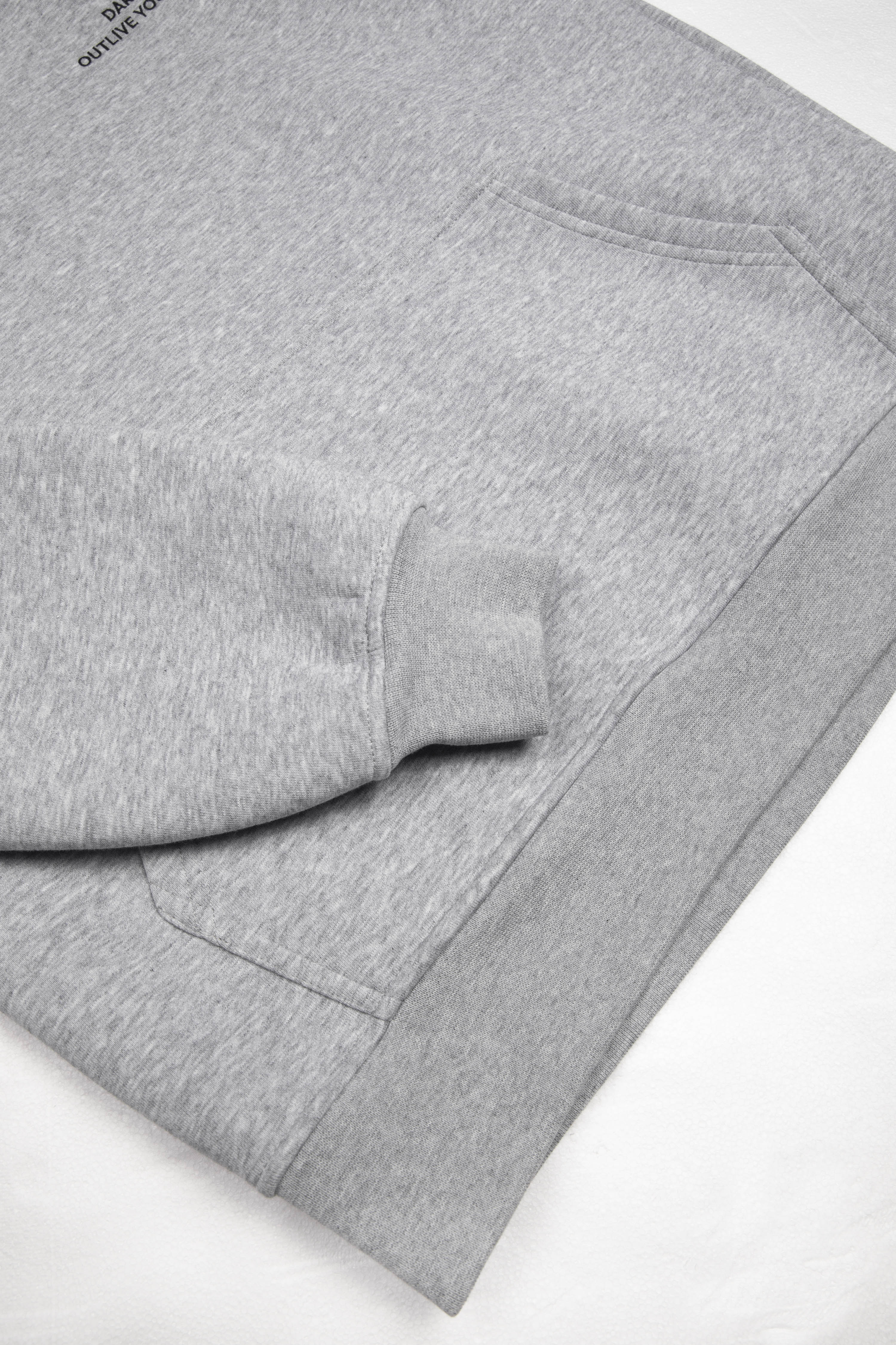 GTAL heavy embroidered hoodie for men in bonded cotton knit