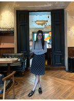 Vintage Plaid A-Line Skirt