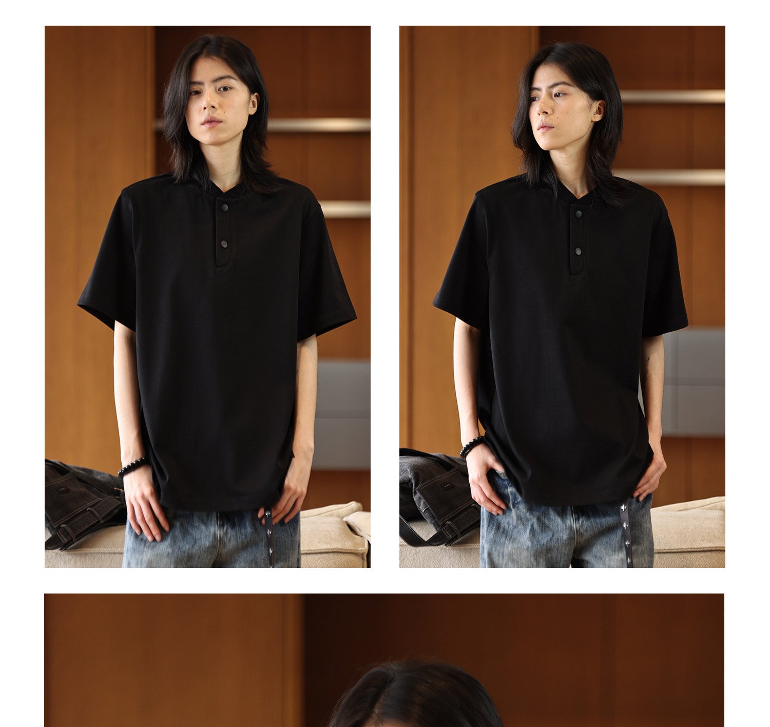 Henley Heavyweight Short-Sleeve Tee