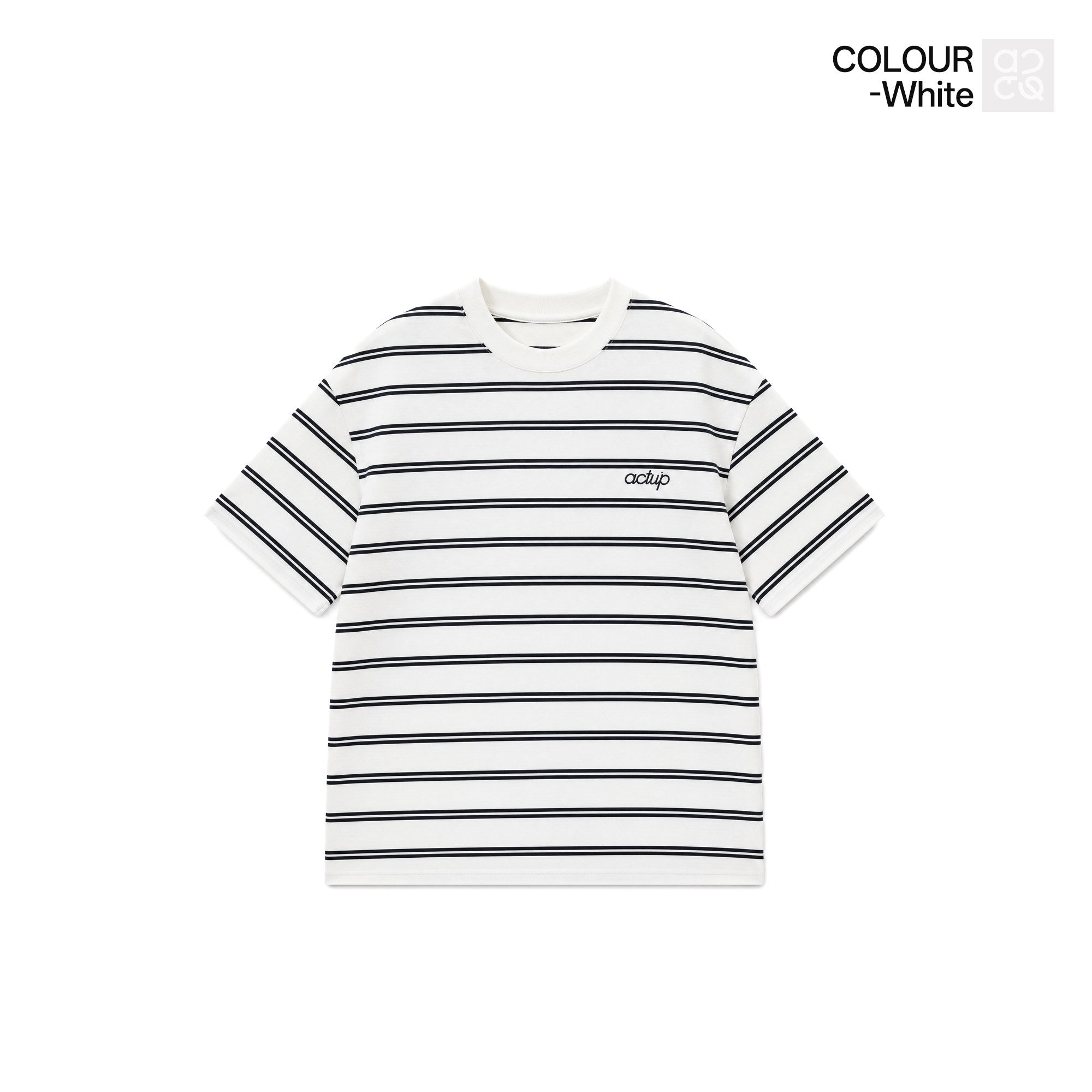 Casual Striped Short-Sleeve Tee