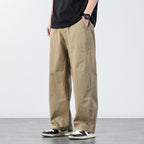Wide-Leg Elastic Casual Pants