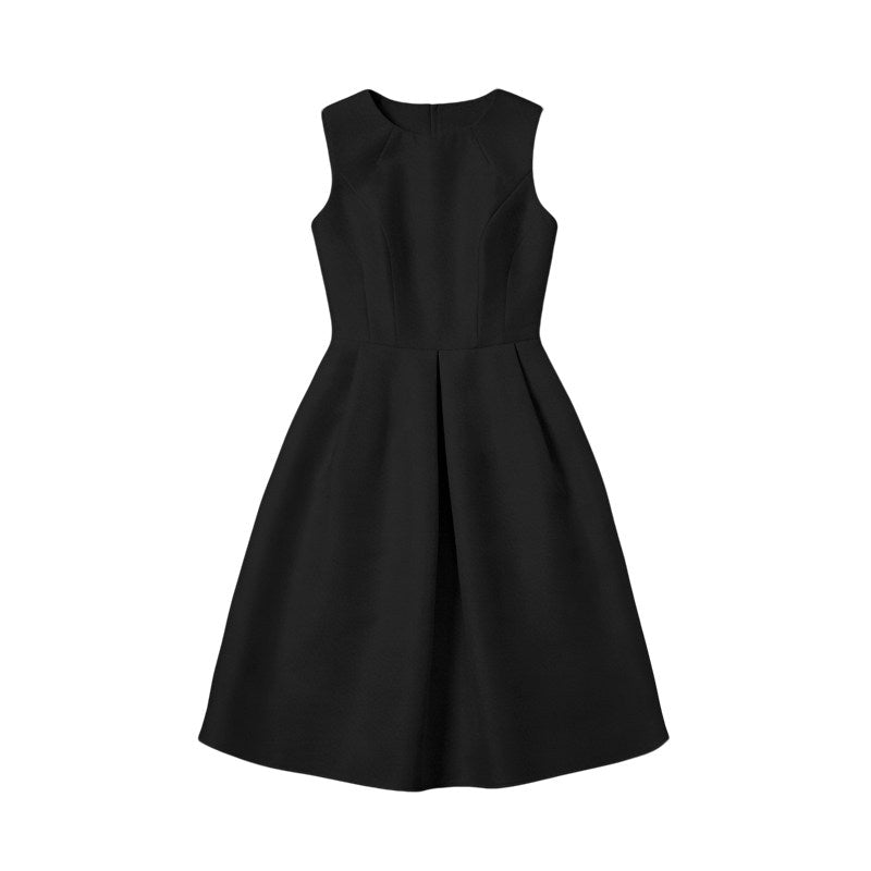 Waist-Cinching Sleeveless Dress