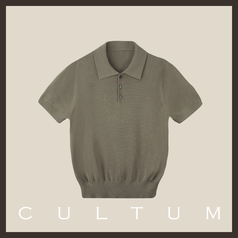 Breathable Knit Polo