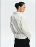 LINY LIBERTY long-sleeve shirt, slim waist detail