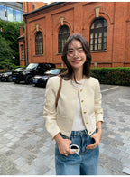 Cropped Tweed Jacket