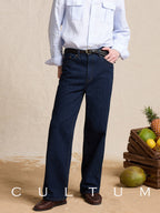 CULTUM Ivy-style jeans, wide-leg fit