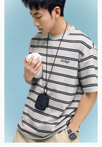 Casual Striped Short-Sleeve Tee
