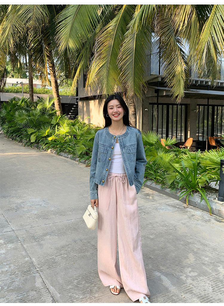 Cropped Denim Jacket