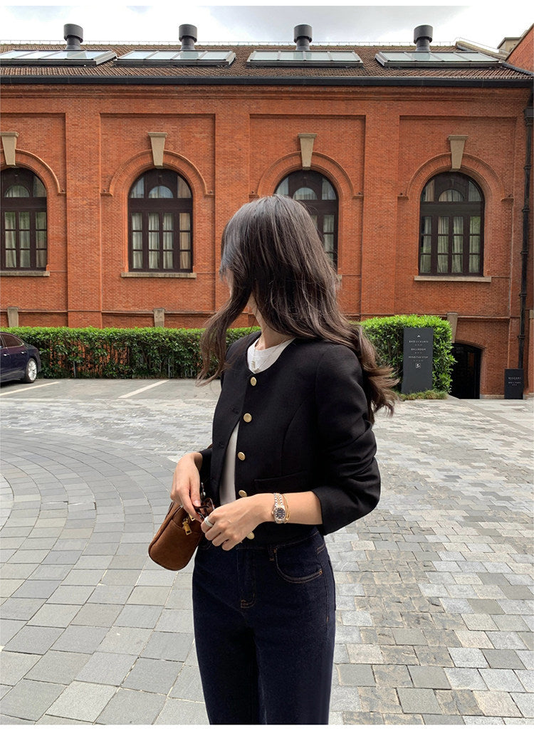 Cropped Tweed Jacket