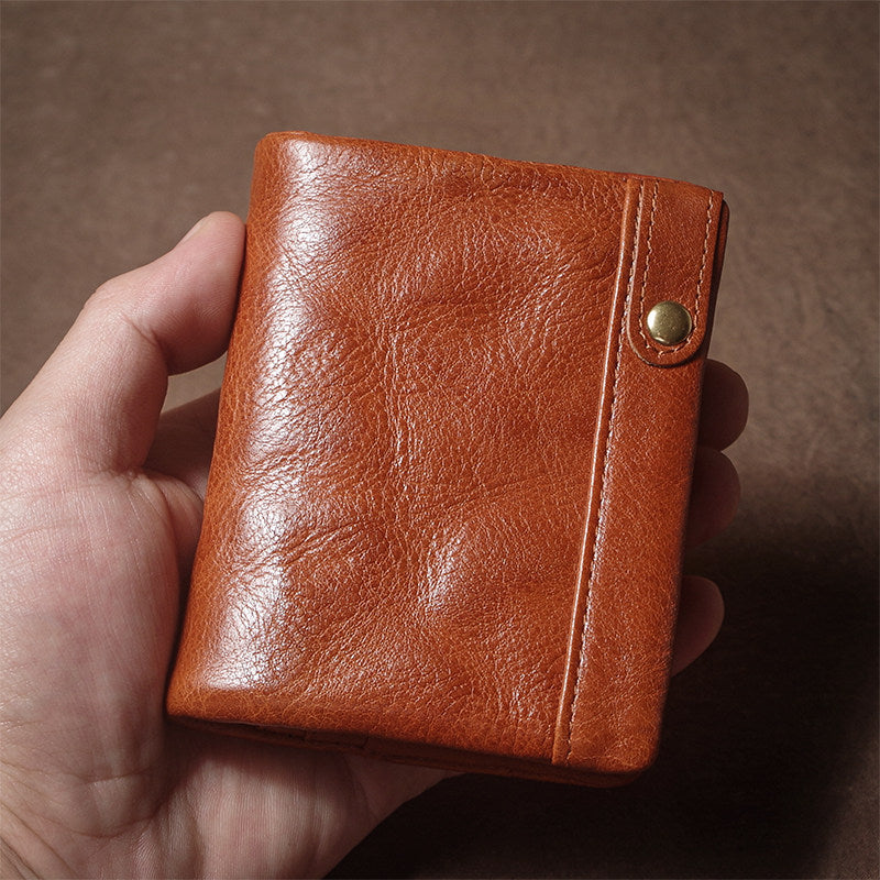 Vegetable-Tanned Leather Wallet