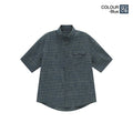 Textured Bubble-Knit Short-Sleeve Shirt