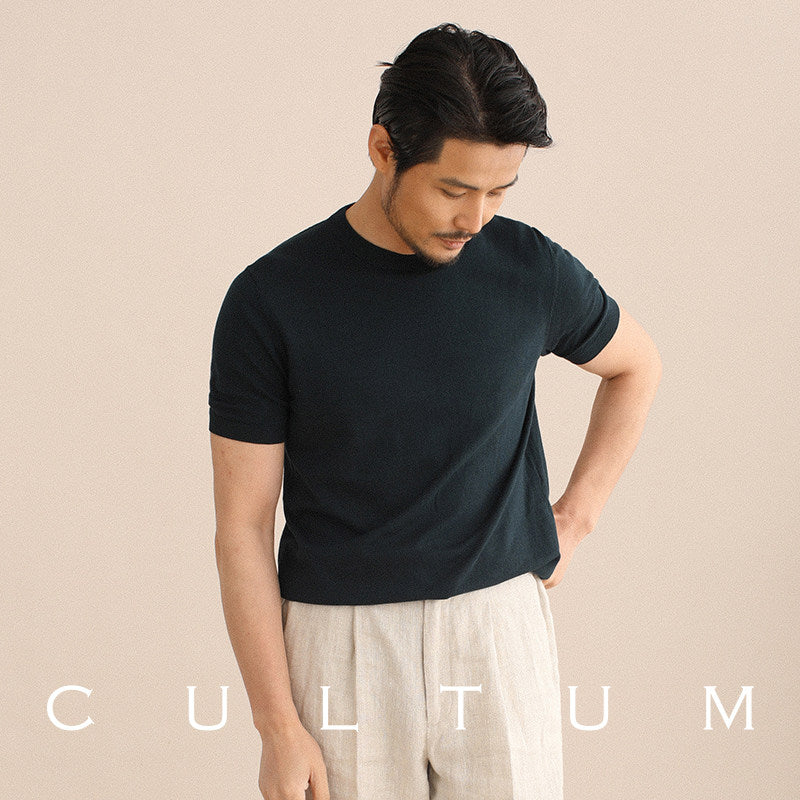 Breathable Knit Crewneck Tee