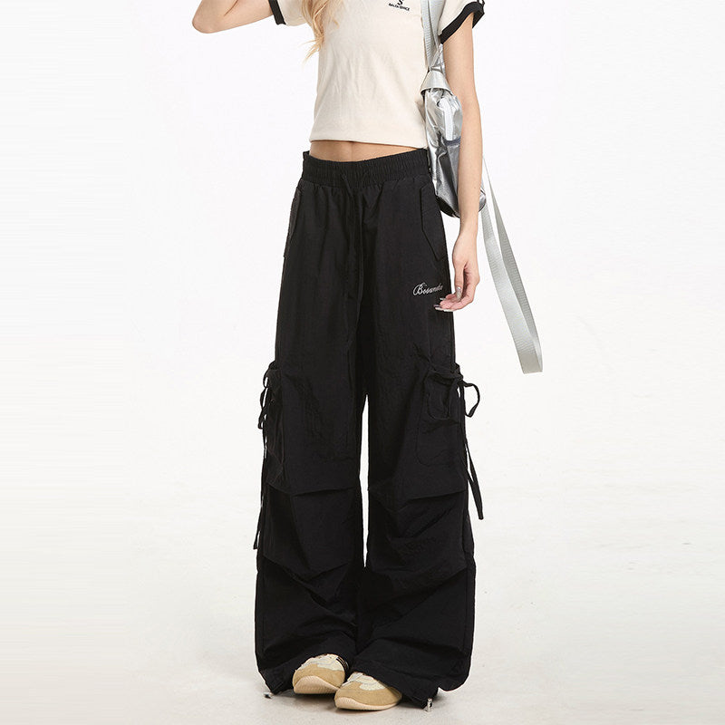 Loose Straight-Leg Cargo Pants