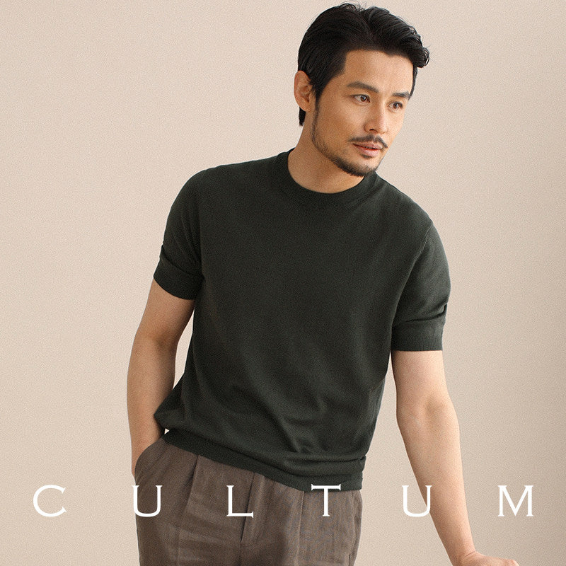Breathable Knit Crewneck Tee