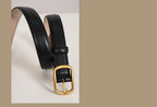 Cultum genuine leather pin-buckle belt for men in cowhide