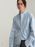Crew-Neck Loose Shirt