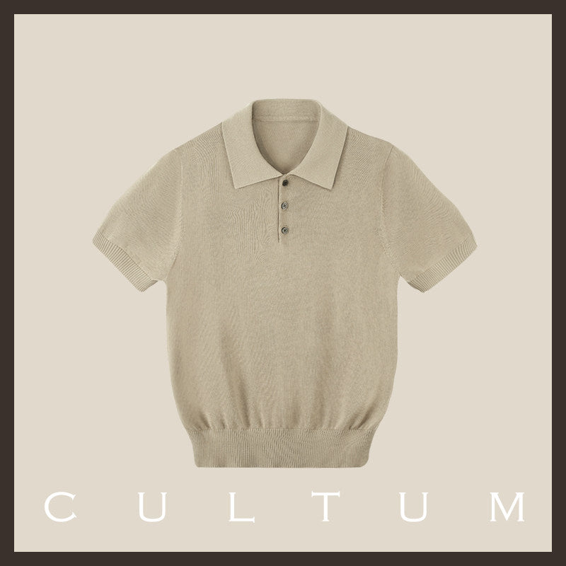 Breathable Knit Polo