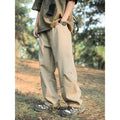 Split-Hem Wide-Leg Trousers