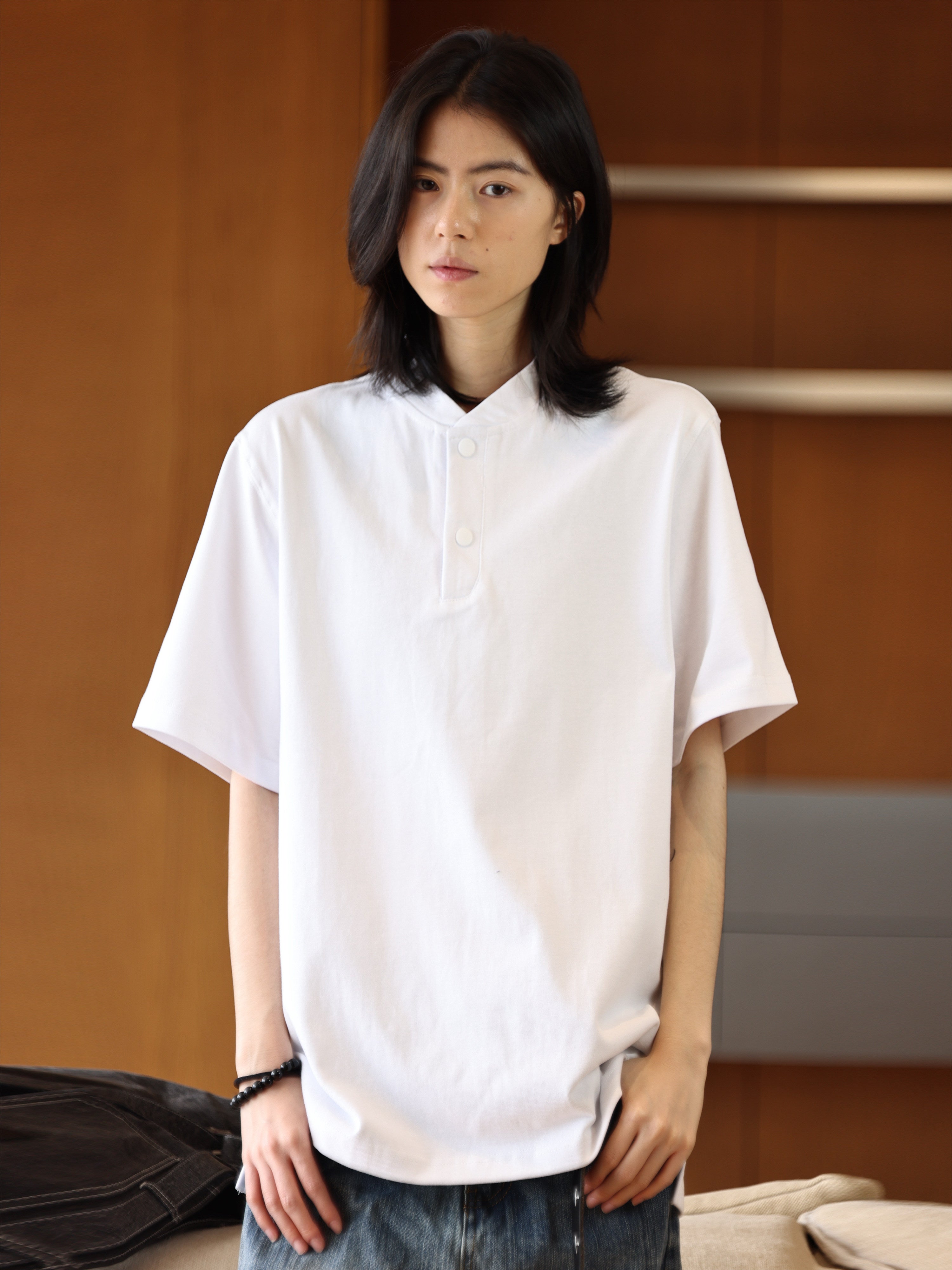 Henley Heavyweight Short-Sleeve Tee